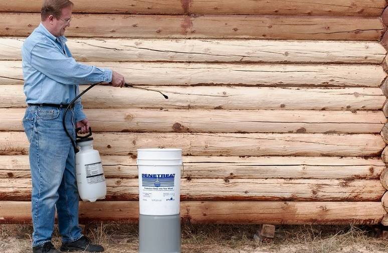 Гель для долговечной защиты дерева от грибка и насекомых
