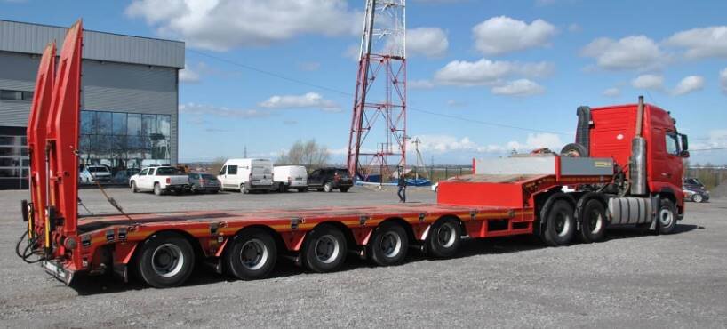 Как выбрать грузоподъемность низкорамного трала для аренды в Беларуси