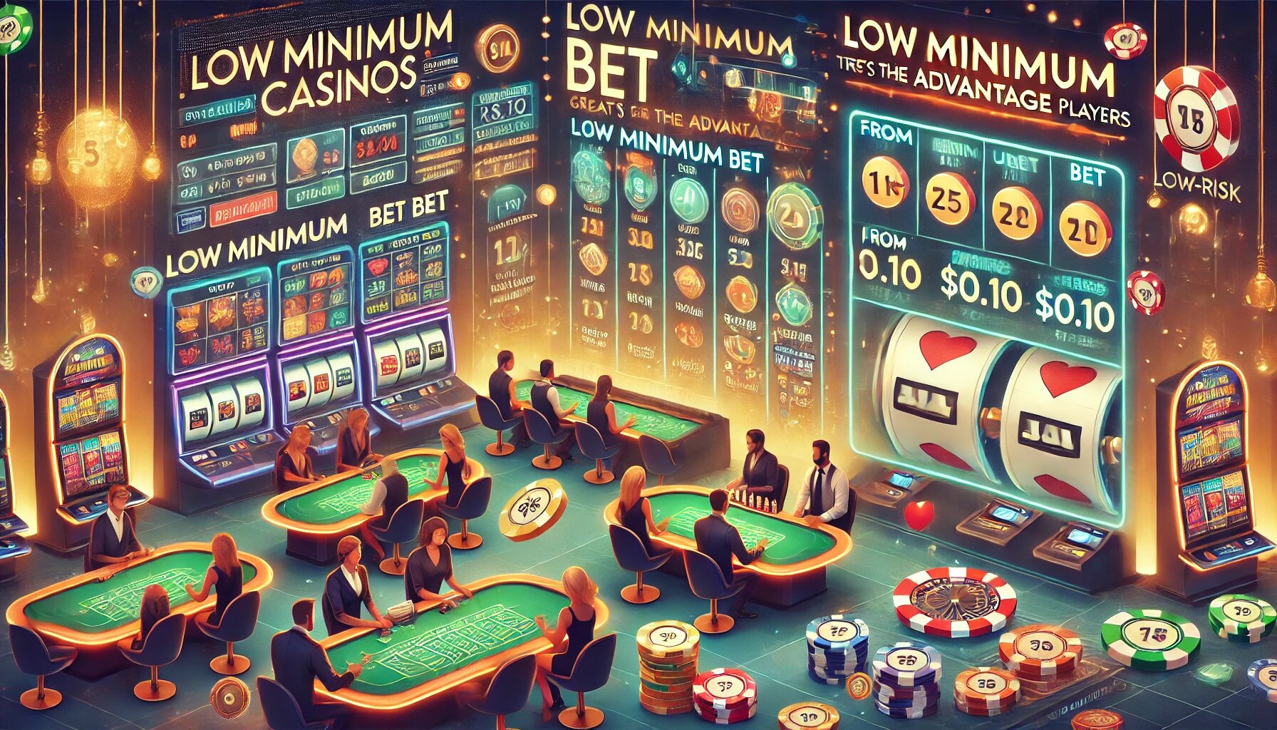 Казино с минимальными ставками: в чём выгода для игроков?