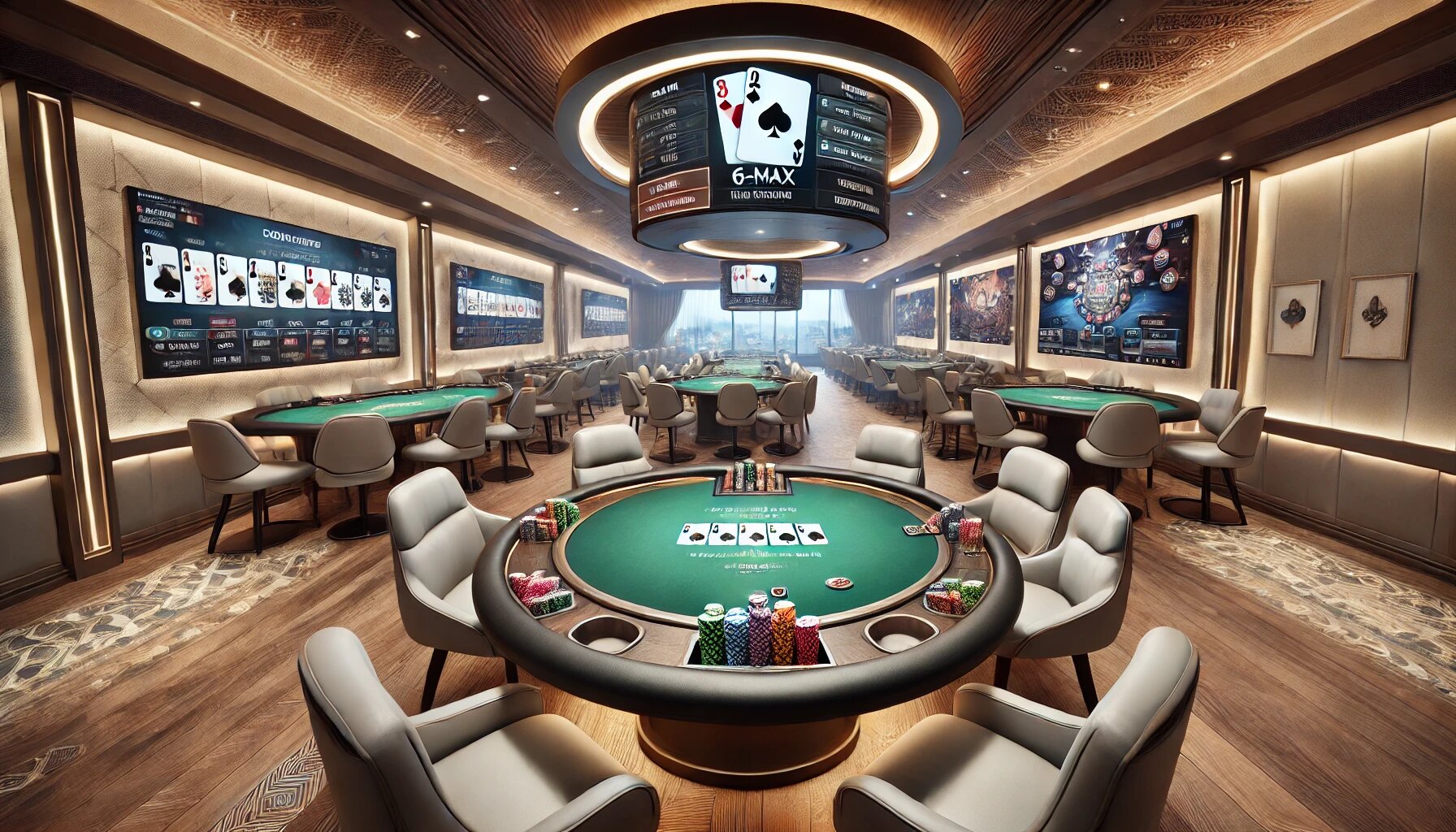 Покерный рум Pokerok: формат игры и структура столов
