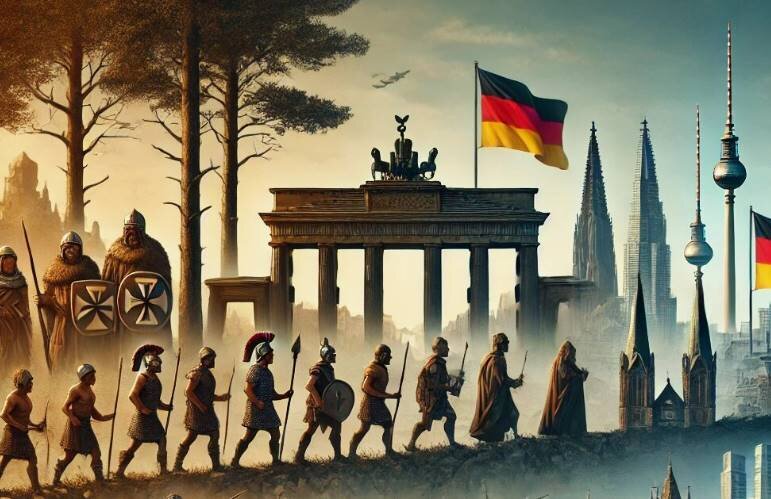 История Германии, От Римской Империи до Современности