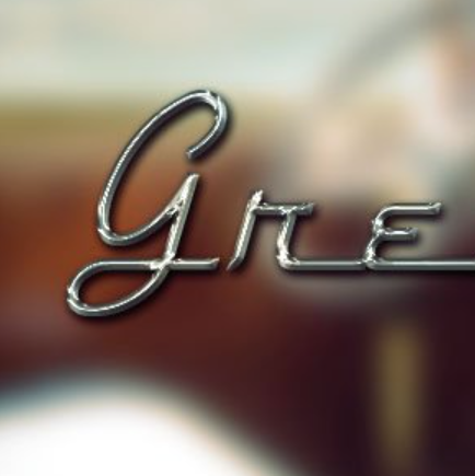 Хромированный текст в стиле ретро