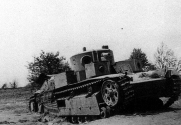 Т-28 в Минске в июле 41-го