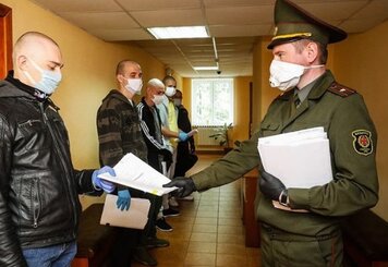 Начался призыв в армию во время пандемии