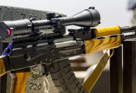 Украинцы сделали снайперскую винтовку из автомата Калашникова