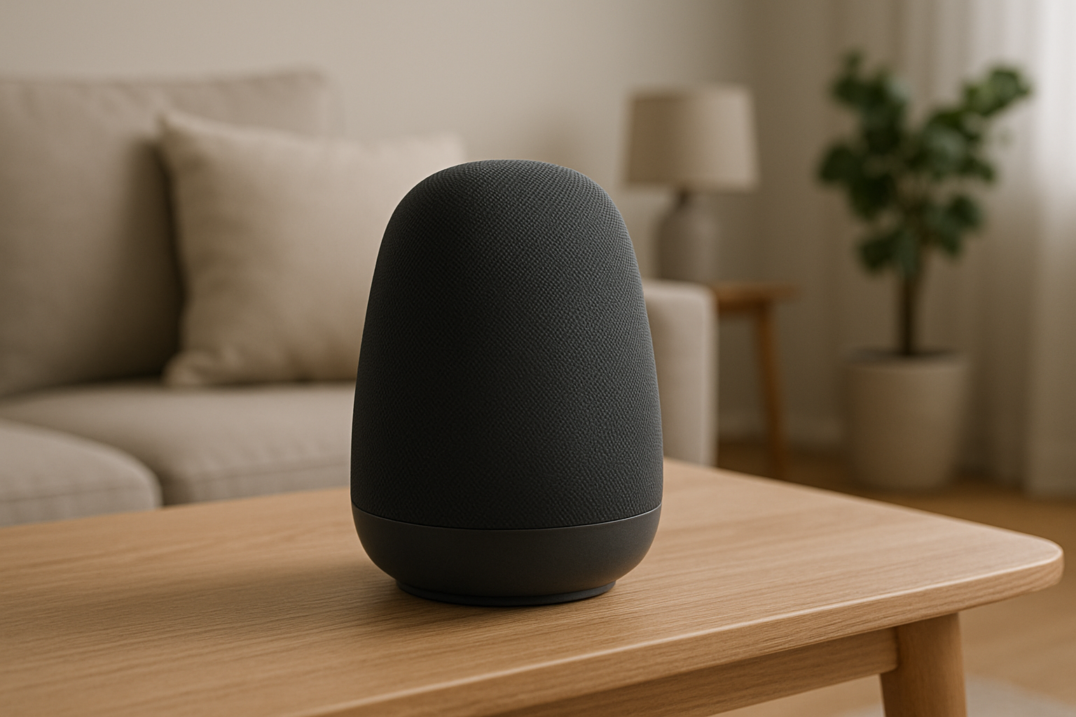 умная колонка в интерьере