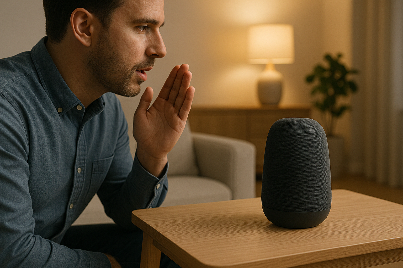 использование умной колонки