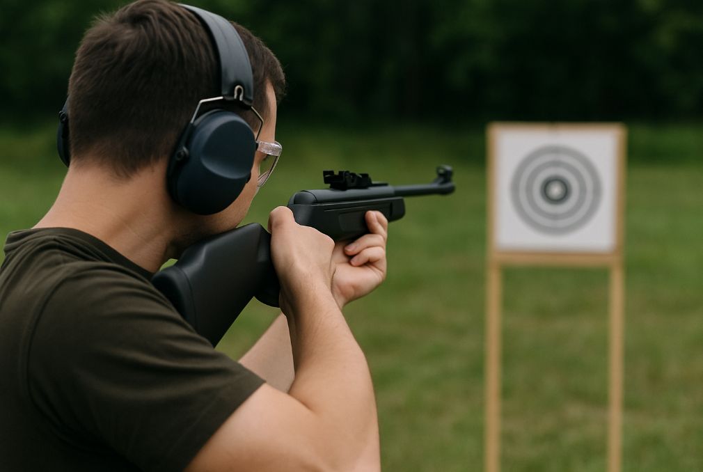 стрельба по мишени с ружья