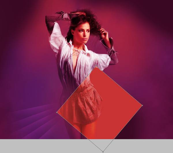 Абстрактный космический эффект для девушки