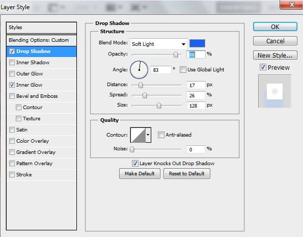Абстрактный космический эффект для девушки