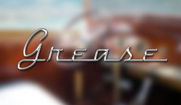 Хромированный текст в стиле ретро