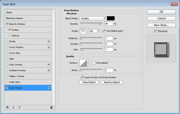 Хромированный текст в стиле ретро
