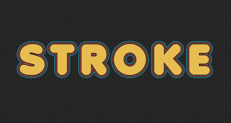 Текст с множественной обводкой