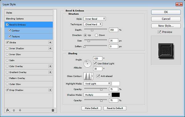 Сияющий хромированный текст