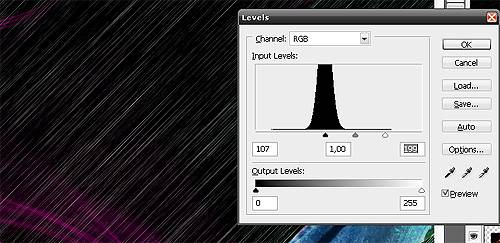 Танцор, окружённый цветным свечением