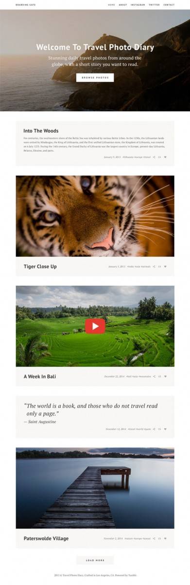 Фотодневник путешественника