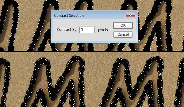 Надпись на песке