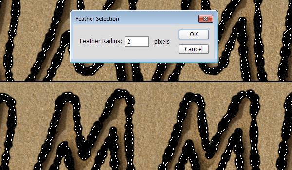 Надпись на песке