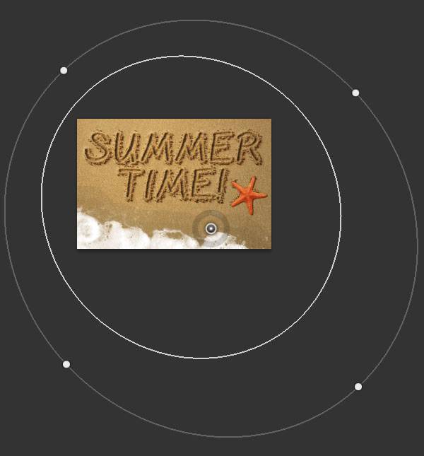 Надпись на песке