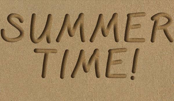 Надпись на песке