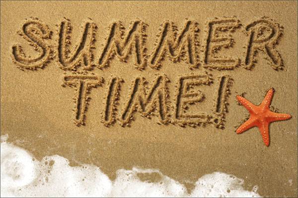 Надпись на песке