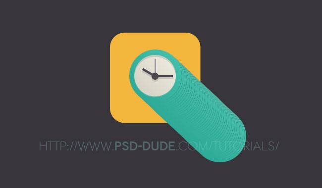 Длинные тени от плоских иконок